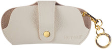 Load image into Gallery viewer, Eyefold Slim Wrap Glasses Case Stone Gold with detachable bag chain