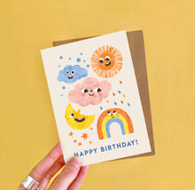 Load image into Gallery viewer, Weather Faces Birthday card