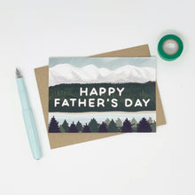 Load image into Gallery viewer, Mountain Father's Day card