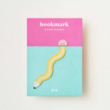 Load image into Gallery viewer, Bookmark - Yellow Pencil Page Marker