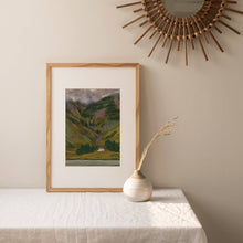 Load image into Gallery viewer, Glencoe In Late Summer, Scottish Highlands - A4 Art Print