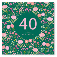 Load image into Gallery viewer, 40th Birthday Card