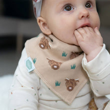 Load image into Gallery viewer, Highland Cow print bib