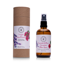 Load image into Gallery viewer, Lavender and Rose Geranium Pillow Spray