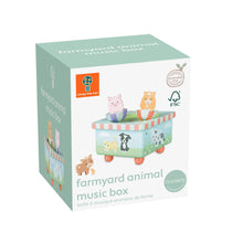 Load image into Gallery viewer, Farm Animal Wooden Music Box