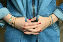 Load image into Gallery viewer, Matira Aqua Beaded Friendship Bracelet