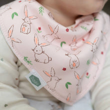 Load image into Gallery viewer, Bunnies on Pink bib