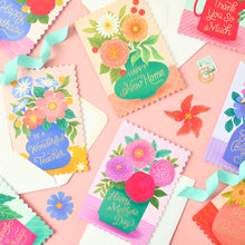 Load image into Gallery viewer, Happy Birthday Vase Card