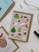 Load image into Gallery viewer, Christmas Card | Festive | Traditional | Stocking | Winter