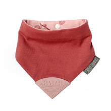 Load image into Gallery viewer, Neckerchew Teething Dribble Bib - Rainbow Rose