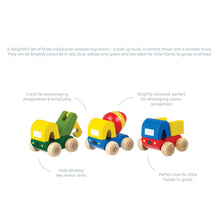 Load image into Gallery viewer, First Wooden Trucks