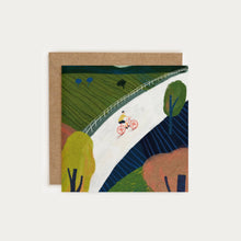 Load image into Gallery viewer, Countryside Cycle Greetings Card