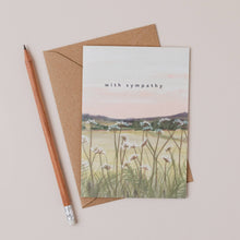 Load image into Gallery viewer, Derbyshire Sunset Sympathy Card
