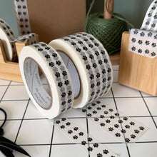 Load image into Gallery viewer, Paw Print 24mm wide paper tape