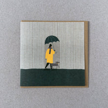 Load image into Gallery viewer, Walk in the Rain Greetings Card