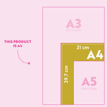 Load image into Gallery viewer, A4 Magnetic Colour Block Weekly Planner | Fridge Magnet