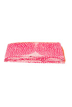 Load image into Gallery viewer, Camille Lightweight Cotton Scarf - Hot Pink, Polka Dot Circles