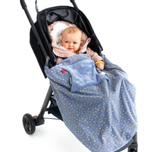 Load image into Gallery viewer, Baby Travel Blanket - Midnight Stars