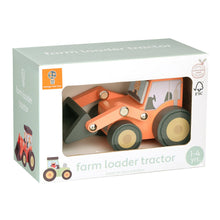 Load image into Gallery viewer, NEW! Farm Wooden Loader Tractor