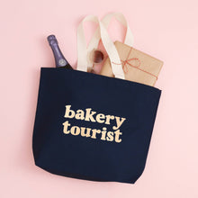 Load image into Gallery viewer, Bakery Tourist - Midnight Blue Tote Bag