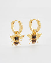 Load image into Gallery viewer, Bee Huggie Earrings