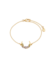 Load image into Gallery viewer, Nightshade Moon Bracelet Gold