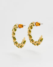 Load image into Gallery viewer, Wheat Hoop Earrings