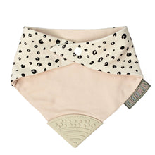 Load image into Gallery viewer, Neckerchew Teething Dribble Bib - Leopard Spot