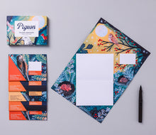 Load image into Gallery viewer, Harvest Moon Pigeon Folding Holiday Greeting Cards, 6-Pack