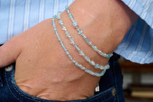 Load image into Gallery viewer, Salma Blue Topaz & Silver Friendship Bracelet