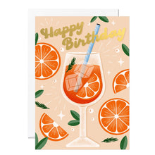 Load image into Gallery viewer, Aperol Spritz Birthday Card