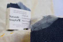 Load image into Gallery viewer, Charcoal, Cedarwood, Black Pepper & Lavender Handmade Soap Bar
