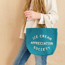 Load image into Gallery viewer, Ice Cream Appreciation Society - Little Tropical Blue Bag