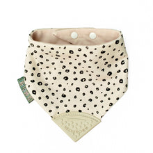 Load image into Gallery viewer, Neckerchew Teething Dribble Bib - Leopard Spot