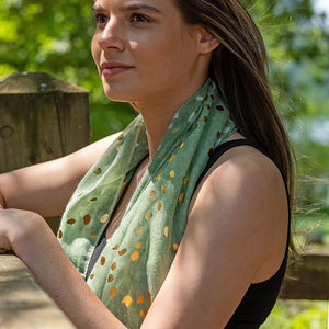 Forest Green Speckle scarf