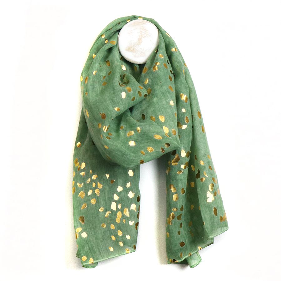 Forest Green Speckle scarf