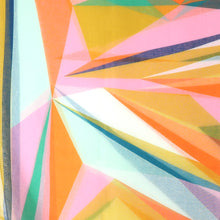 Load image into Gallery viewer, Recycled Yarn Scarf In Multicoloured Abstract Design