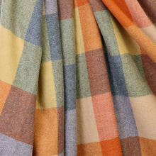 Load image into Gallery viewer, Esme Rust and Grey Mix Check Scarf
