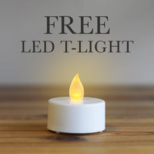 Load image into Gallery viewer, Dainty White House T-light Holder, 15cm