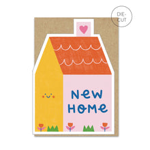 Load image into Gallery viewer, Bright New Home Card | Die-cut New Home Card (plastic-free!)