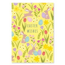 Load image into Gallery viewer, Spring Bunny & Floral Patterned Easter Card