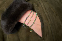 Load image into Gallery viewer, Violet Gold & Ruby Zoisite Gemstone Bracelet