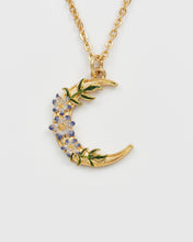 Load image into Gallery viewer, Nightshade Moon Gold Chain Necklace