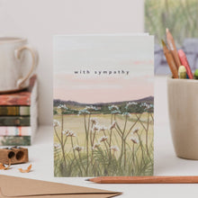Load image into Gallery viewer, Derbyshire Sunset Sympathy Card