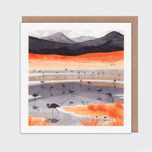Load image into Gallery viewer, Flamingo Lake card
