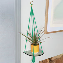 Load image into Gallery viewer, Small Plant Shelf - Green Forget Me Not