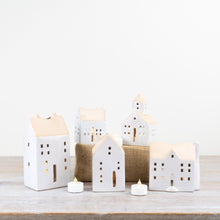 Load image into Gallery viewer, Tall House Tealight Holder, 17.4cm