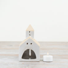 Load image into Gallery viewer, Church Tealight Holder 13cm
