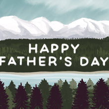 Load image into Gallery viewer, Mountain Father's Day card