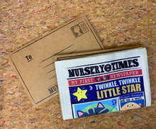 Load image into Gallery viewer, Nursery Rhymes Crinkly Newspaper